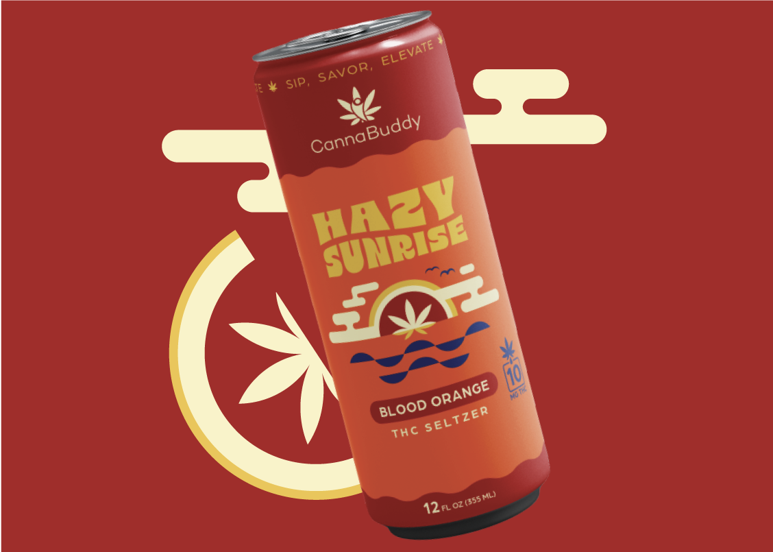 Hazy Sunrise Soda on Ice